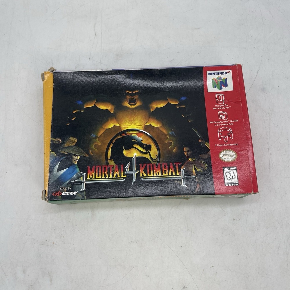 Mortal Kombat 4 (Nintendo 64 | N64) Authentic BOX ONLY